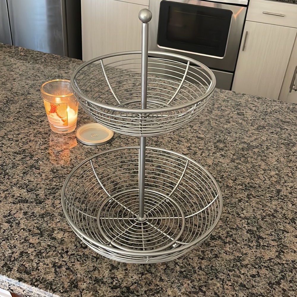 Threshold Two Tier Fruit Basket !